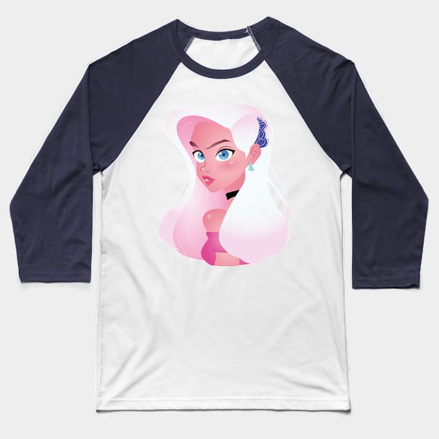 Pretty Baseball T-Shirt by Lydilena